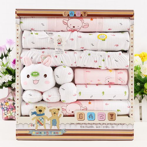 Coffret cadeau pour bébé - Vêtements + Fournitures Ref 1957985