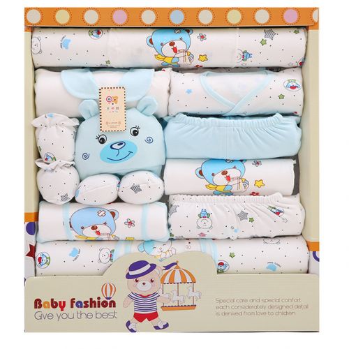 Coffret cadeau pour bébé - Vêtements + Fournitures Ref 1963270