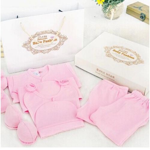 Coffret cadeau pour bébé coton coloré - Ref 1964007