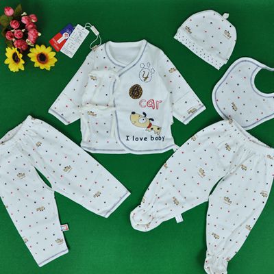 Coffret cadeau pour bébé - vêtements en coton Ref 1964095