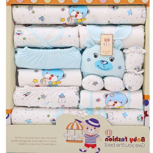 Coffret cadeau pour bébé - Vêtements + Fournitures Voir la description Ref 1965378