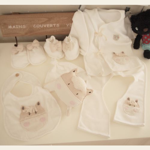 Coffret cadeau pour bébé HONEY DIY Le coton biologique - Ref 1974682