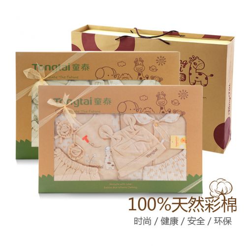 Coffret cadeau pour bébé - Vêtements + Accessoires L70053 coton coloré Ref 1975378