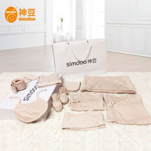 Coffret cadeau pour bébé - Vêtements + Accessoires SIMDOO 19061801S*1 coton en biologique Ref 1975839