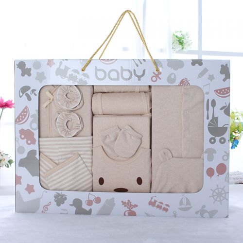 Coffret cadeau pour bébé - Vêtements + Accessoires Great coton double coloré Ref 1977370