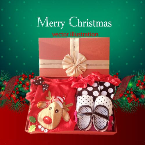 Coffret cadeau pour bébé - Vêtements + Chaussures Accessoires Ref 1978032