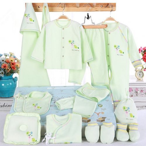 Coffret cadeau pour bébé - Vêtements + Chaussures accessoires Désossé thème des oiseaux Ref 1978566