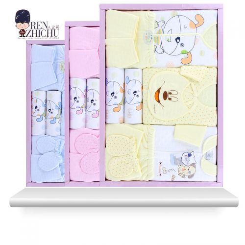 Coffret cadeau pour bébé - Vêtements + Fournitures Ref 1978580