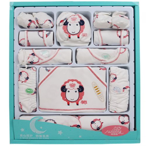 Coffret cadeau pour bébé - Vêtements + Fournitures en coton Ref 1978757