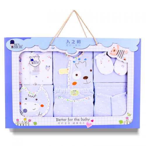 Coffret cadeau pour nouveau-né - Vêtements + Fournitures Ref 1950426