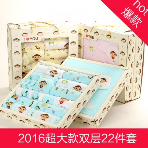 Coffret cadeau pour nouveau-né - Vêtements + Fournitures Ref 1950747