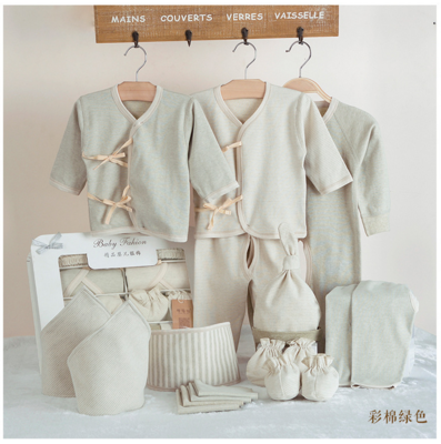 Coffret cadeau pour nouveau-né - Vêtements + Chaussures accessoires coton en biologique Ref 1951008