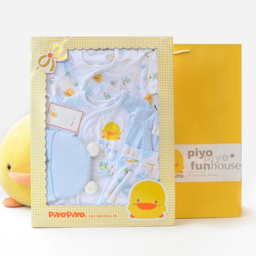 Coffret cadeau pour nouveau-né - vêtements PIYOPIYO Ref 1951330