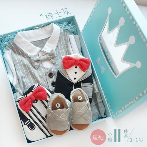 Coffret cadeau pour nouveau-né - Vêtements + Chaussures accessoires MODOMOMA Ref 1951479