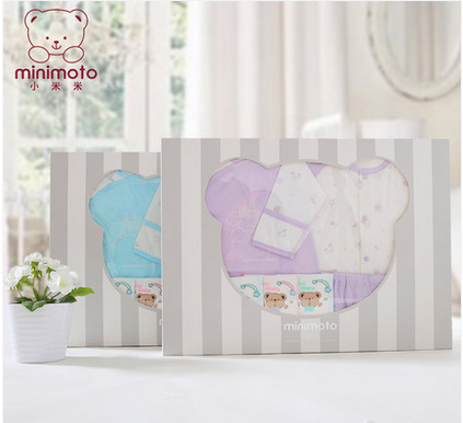 Coffret cadeau pour nouveau-né - Vêtements + Fournitures MINIMOTO YG0081 en coton Ref 1953770