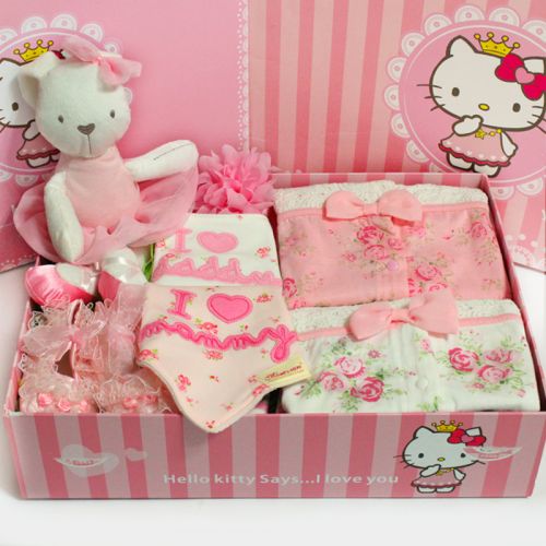 Coffret cadeau pour nouveau-né - Vêtements + Chaussures accessoires Ref 1953852