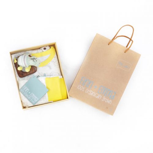 Coffret cadeau pour nouveau-né - Vêtements + Fournitures FINN+EMMA Le coton biologique Ref 1953869