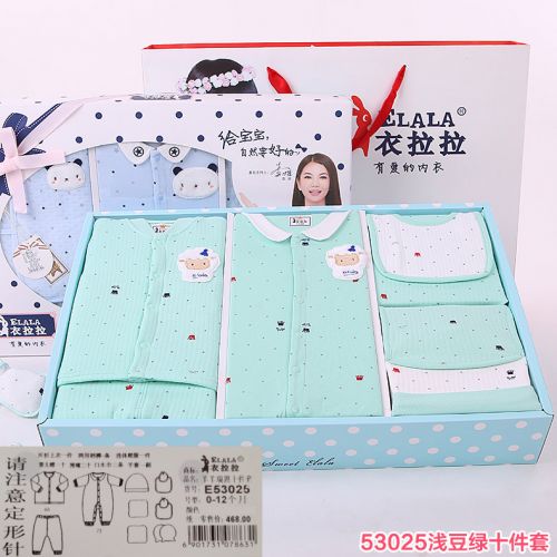 Coffret cadeau pour nouveau-né - Vêtements + Accessoires ELALA Ref 1954638