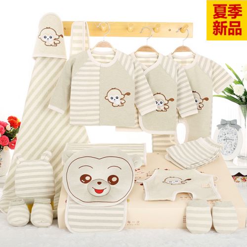 Coffret cadeau pour nouveau-né - Vêtements + Accessoires coton coloré Ref 1955185