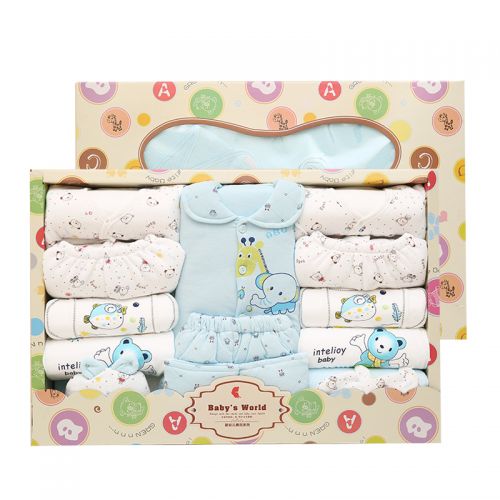 Coffret cadeau pour nouveau-né - Vêtements + Fournitures Ref 1956215