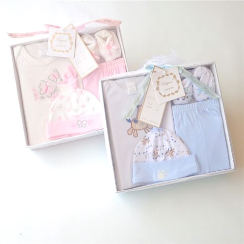 Coffret cadeau pour nouveau-né - Vêtements + Accessoires 0-9m Ref 1957134