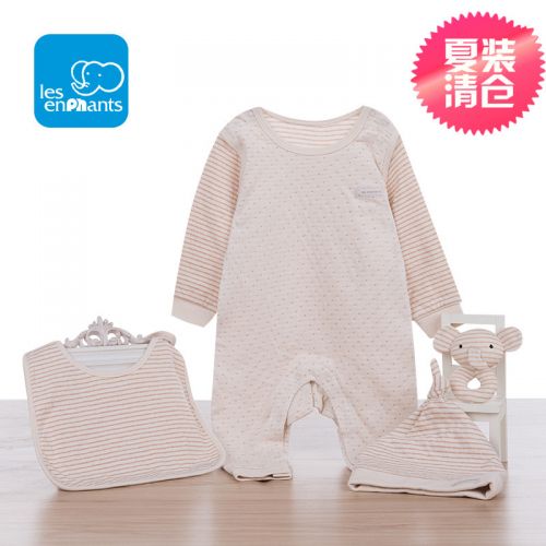 Coffret cadeau pour nouveau-né - Vêtements + Accessoires LES ENPHANTS Le coton biologique Ref 1957796