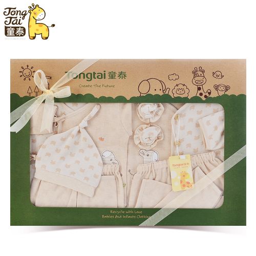 Coffret cadeau pour nouveau-né - Vêtements + Fournitures L70061 coton coloré Ref 1959144