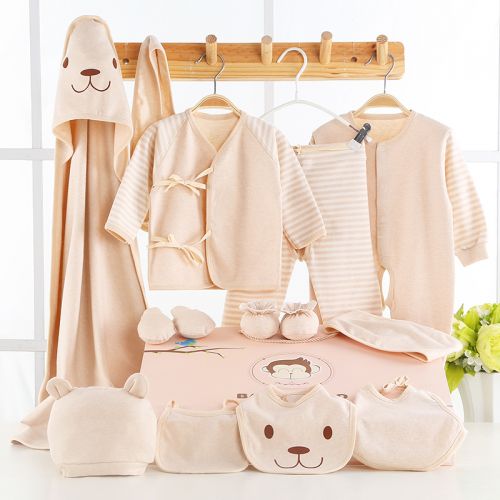 Coffret cadeau pour nouveau-né - Vêtements + Chaussures Accessoires Coloré coton biologique Ref 1959162