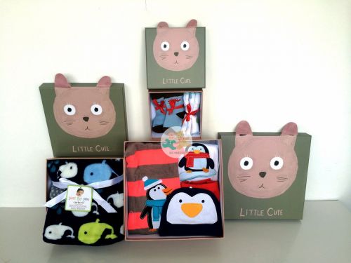 Coffret cadeau pour nouveau-né - Vêtements + Fournitures Ref 1961415