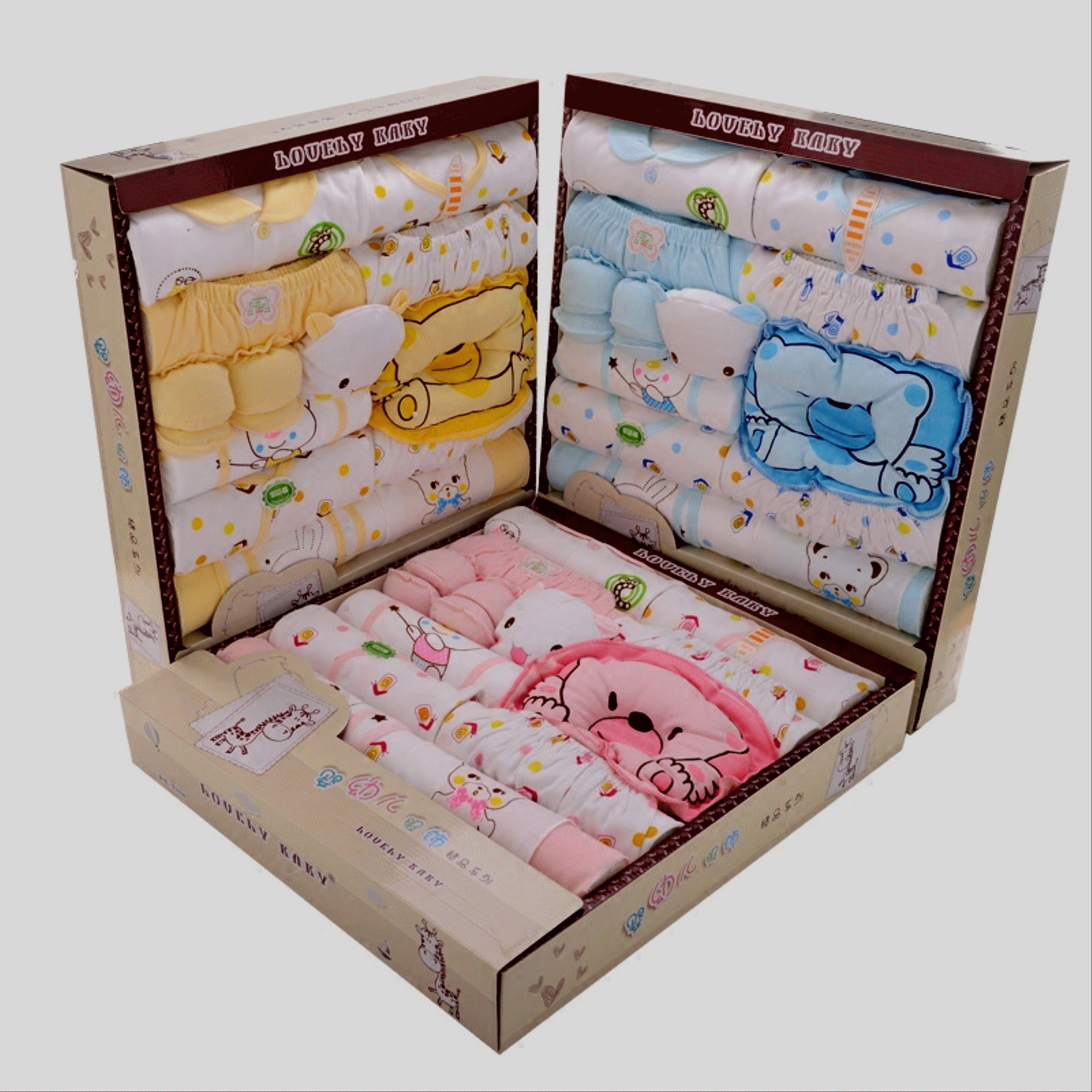 Coffret cadeau pour nouveau-né - Vêtements + Accessoires BABYTUMON Ref 1965555
