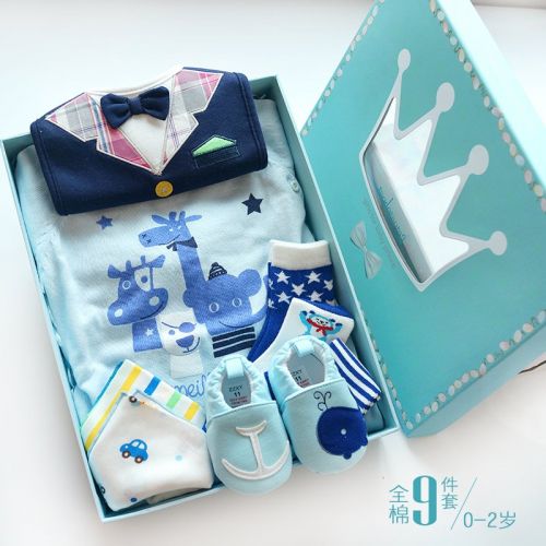 Coffret cadeau pour nouveau-né - Vêtements + Chaussures accessoires MODOMOMA Ref 1965739