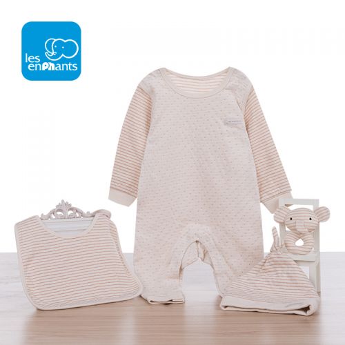 Coffret cadeau pour nouveau-né - Vêtements + Accessoires LES ENPHANTS Le coton biologique Ref 1974911