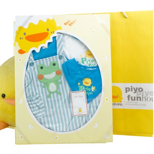 Coffret cadeau pour nouveau-né - Vêtements + Accessoires PIYOPIYO Ref 1975575