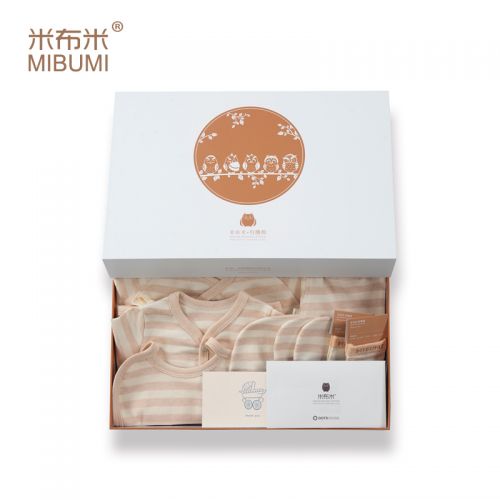 Coffret cadeau pour nouveau-né - Vêtements + Fournitures Coloré coton biologique Ref 1976217