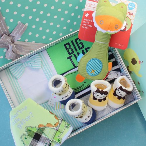 Coffret cadeau pour nouveau-né - Vêtements + Fournitures Ref 1977552