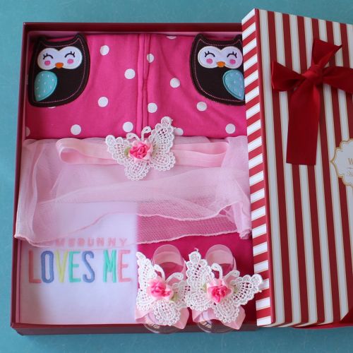 Coffret cadeau pour nouveau-né - Vêtements + Fournitures DEARV BABY Ref 1977597