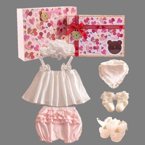 Coffret cadeau pour nouveau-né - Vêtements + Chaussures Accessoires Ref 1978071
