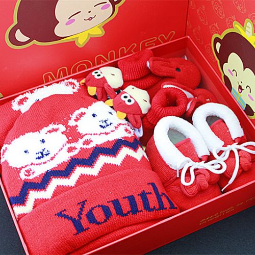 Coffret cadeau pour nouveau-né - Vêtements + Chaussures accessoires Self-made Ref 1978124