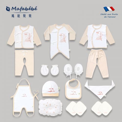 Coffret cadeau pour nouveau-né - Vêtements + Chaussures accessoires MAFABEBE Ref 1978986