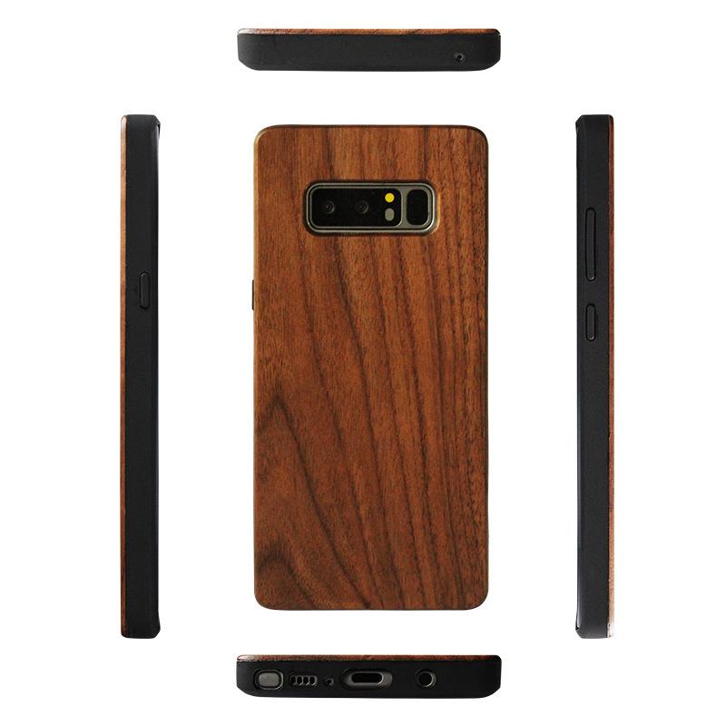 Coque téléphone mobile QYKEAY en Bois + TPU - Ref 3371573