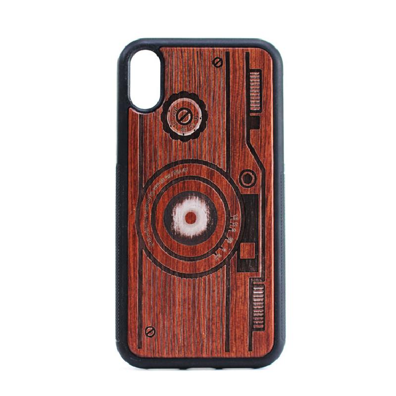 Coque téléphone portable AIMU en Bois massif + tpu - Ref 3373074