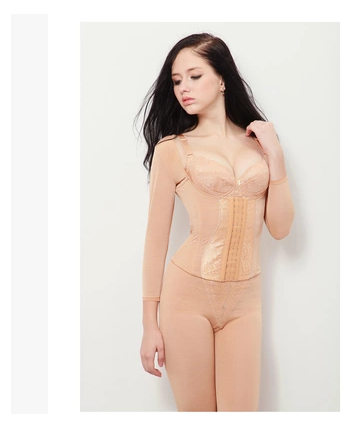 Corset amincissant luxueux en soie - Ref 685192