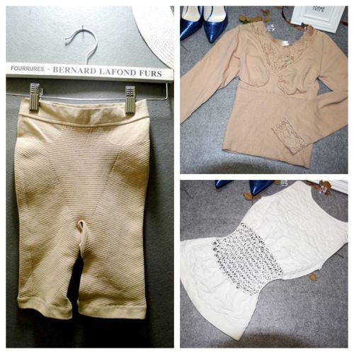 Corset amincissant simple en coton coloré - Ref 697366