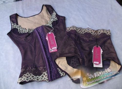 Corset amincissant en coton coloré - Ref 698987