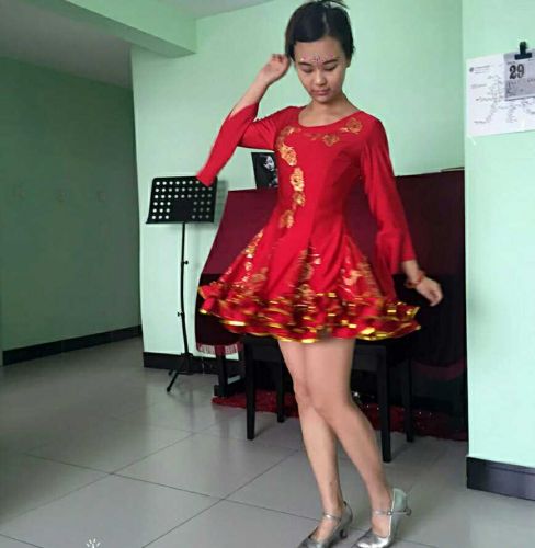 Costume de danse latino pour femme - Ref 2894031