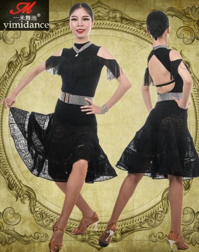 Costume de danse sud américaine pour femme YIMIDANCE - Ref 2906383