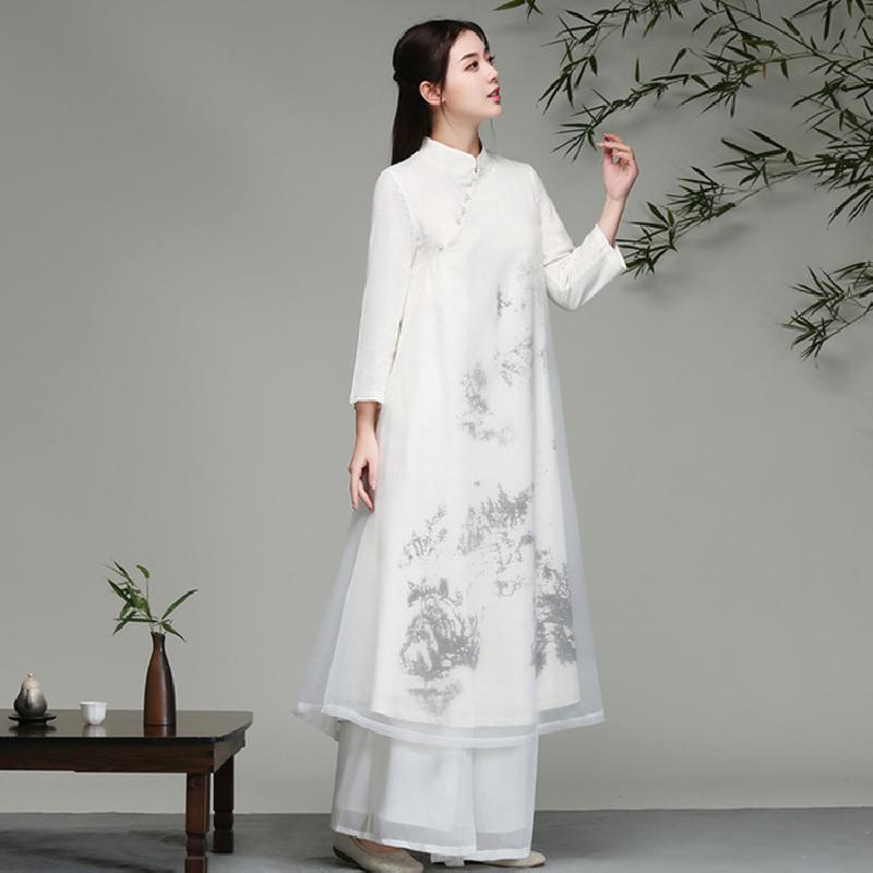 Costume femme en Coton et lin - Ref 3333741