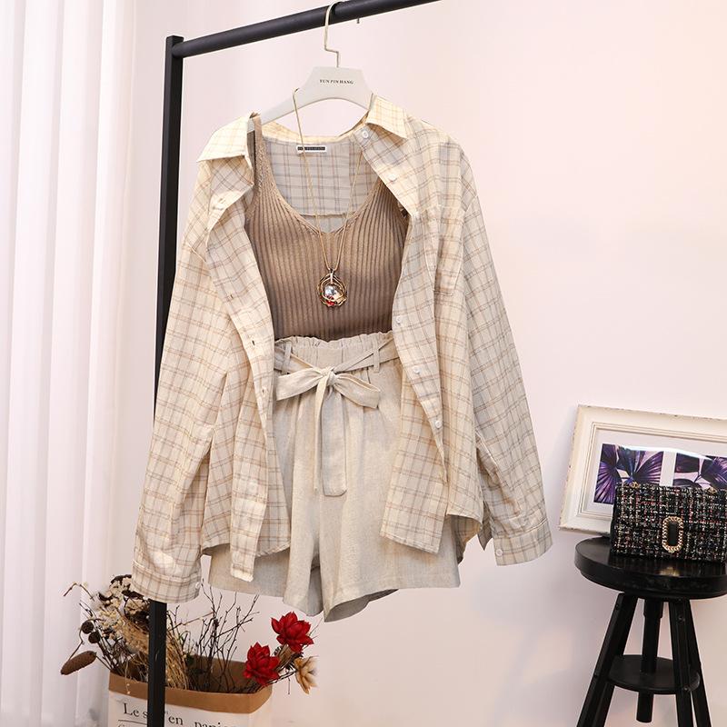 Costume femme en Coton et lin - Ref 3334136