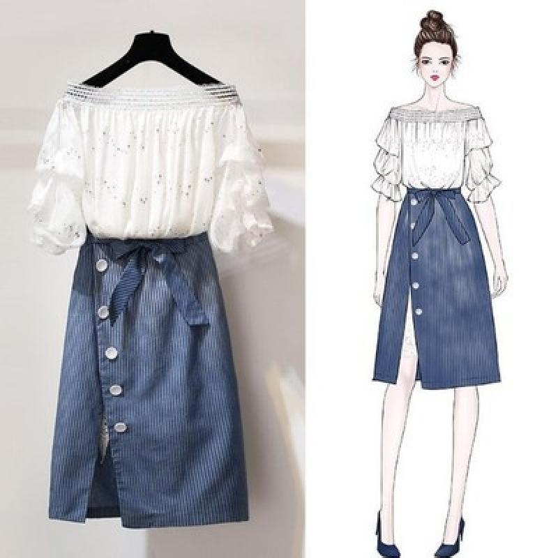 Costume femme en Mélange de coton - Ref 3334852