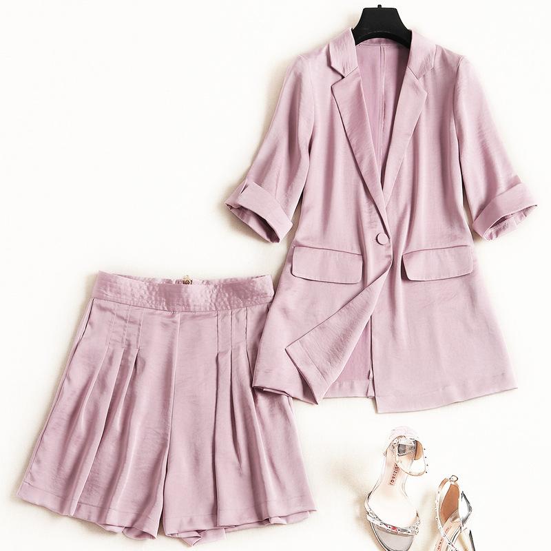 Costume femme SPLIT en Satin - Ref 3335047